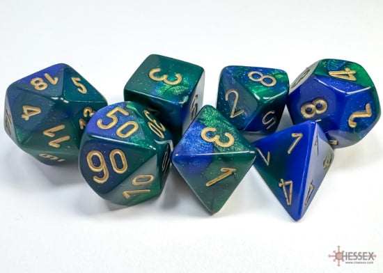 Chessex Gemini Polyhedral 7-Dice Sets (264AA)