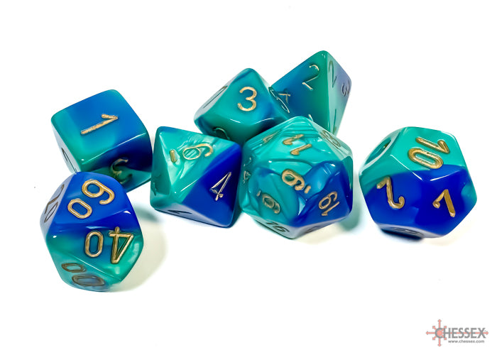 Chessex Gemini Polyhedral 7-Dice Sets (264AA)