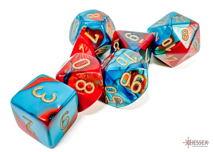 Chessex Gemini Polyhedral 7-Dice Sets (264AA)