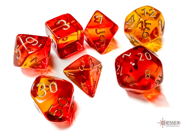 Chessex Gemini Polyhedral 7-Dice Sets (264AA)