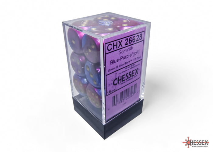 Chessex Gemini 16mm D6 Dice Blocks (266AA)