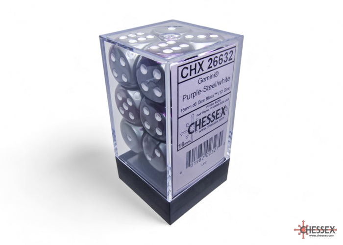 Chessex Gemini 16mm D6 Dice Blocks (266AA)