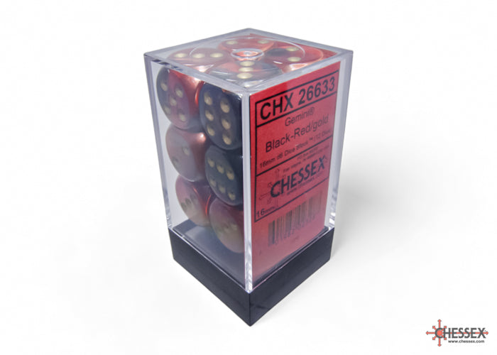 Chessex Gemini 16mm D6 Dice Blocks (266AA)