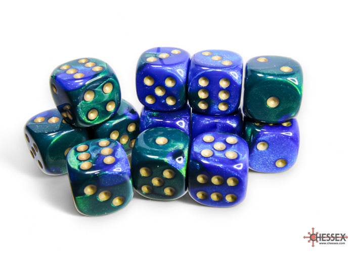 Chessex Gemini 16mm D6 Dice Blocks (266AA)