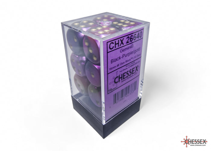 Chessex Gemini 16mm D6 Dice Blocks (266AA)