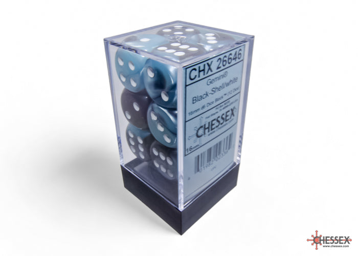 Chessex Gemini 16mm D6 Dice Blocks (266AA)