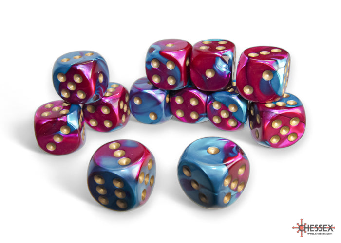 Chessex Gemini 16mm D6 Dice Blocks (266AA)