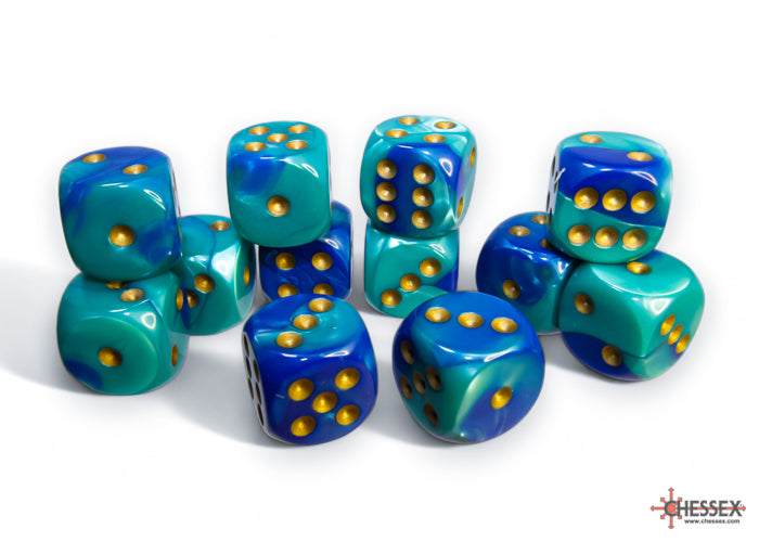 Chessex Gemini 16mm D6 Dice Blocks (266AA)