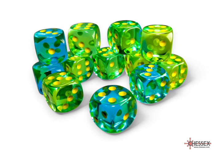Chessex Gemini 16mm D6 Dice Blocks (266AA)