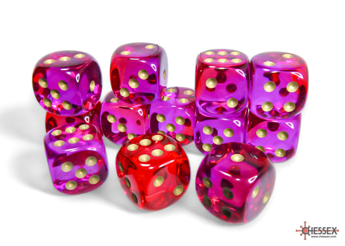 Chessex Gemini 16mm D6 Dice Blocks (266AA)