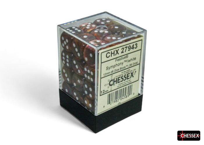 Chessex Signature 12mm D6 Dice Block (278AA)