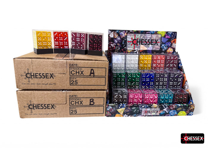 Chessex Translucent 12mm Dice Blocks (238AA)