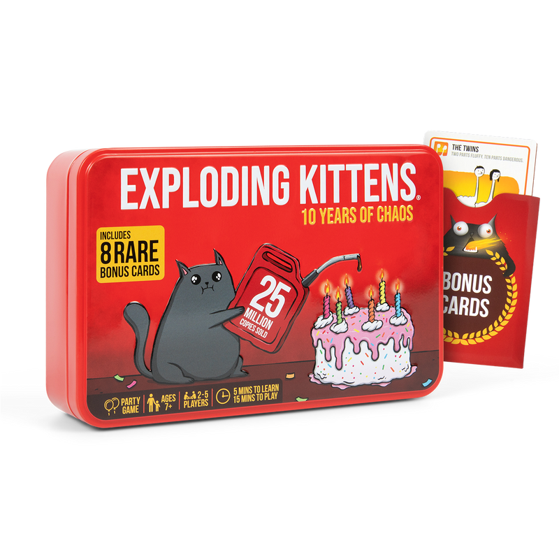 Exploding Kittens: 10-Year Anniversary Edition EN