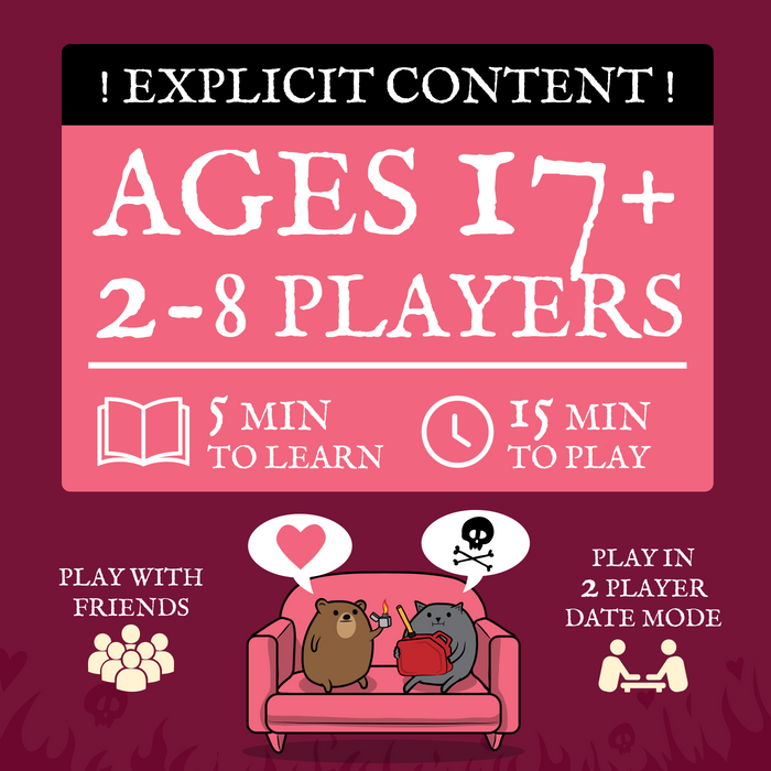 Exploding Kittens: Horrible Couple "Extra Horrible Edition"
