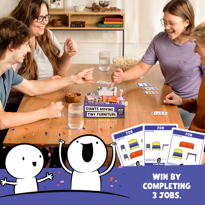 Exploding Kittens: Giants Moving Tiny Furniture EN