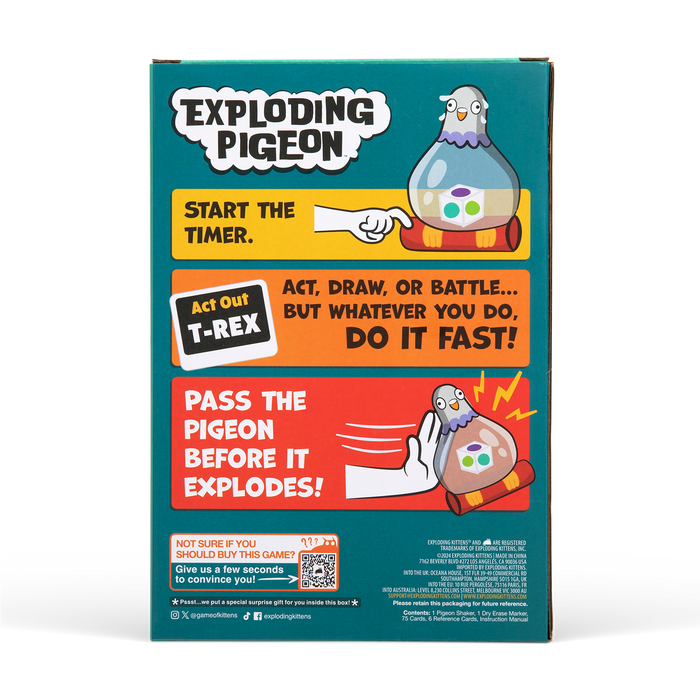 Exploding Kittens: Pigeon EN Board Game