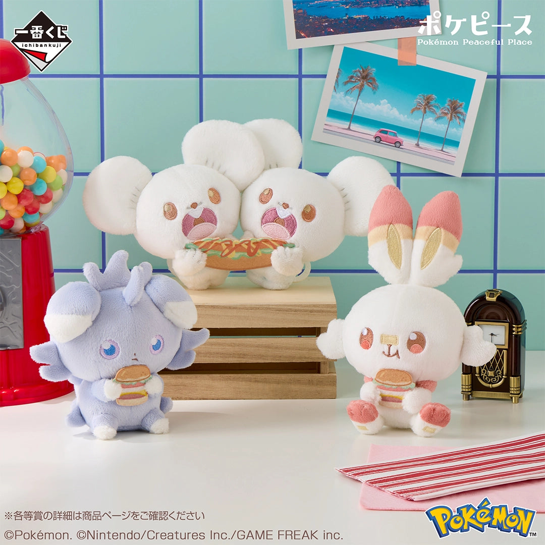 (Whole Set 80tix) Ichiban Kuji Pokemon Peaceful -Welcome to The "PEACE" Diner-