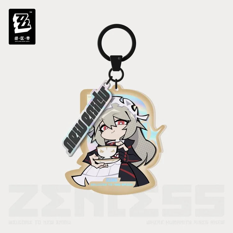 Zenless Zone Zero Victoria Housekeeping Co. Chibi Acrylic Keychain