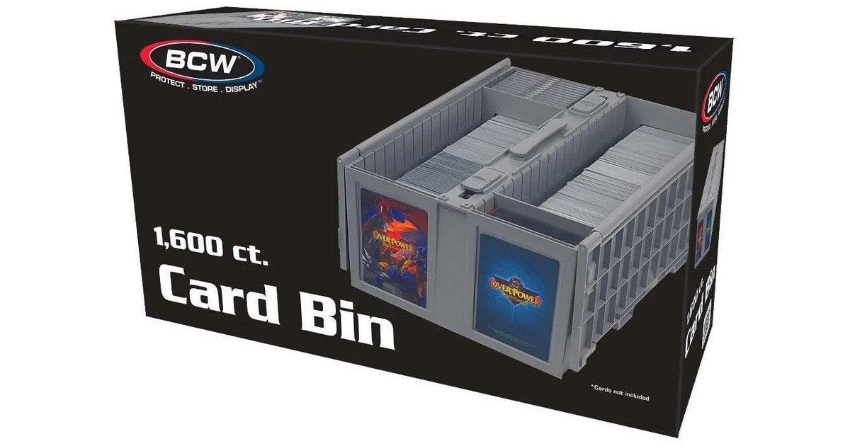 BCW Collectible Card Bin-1600-GRAY