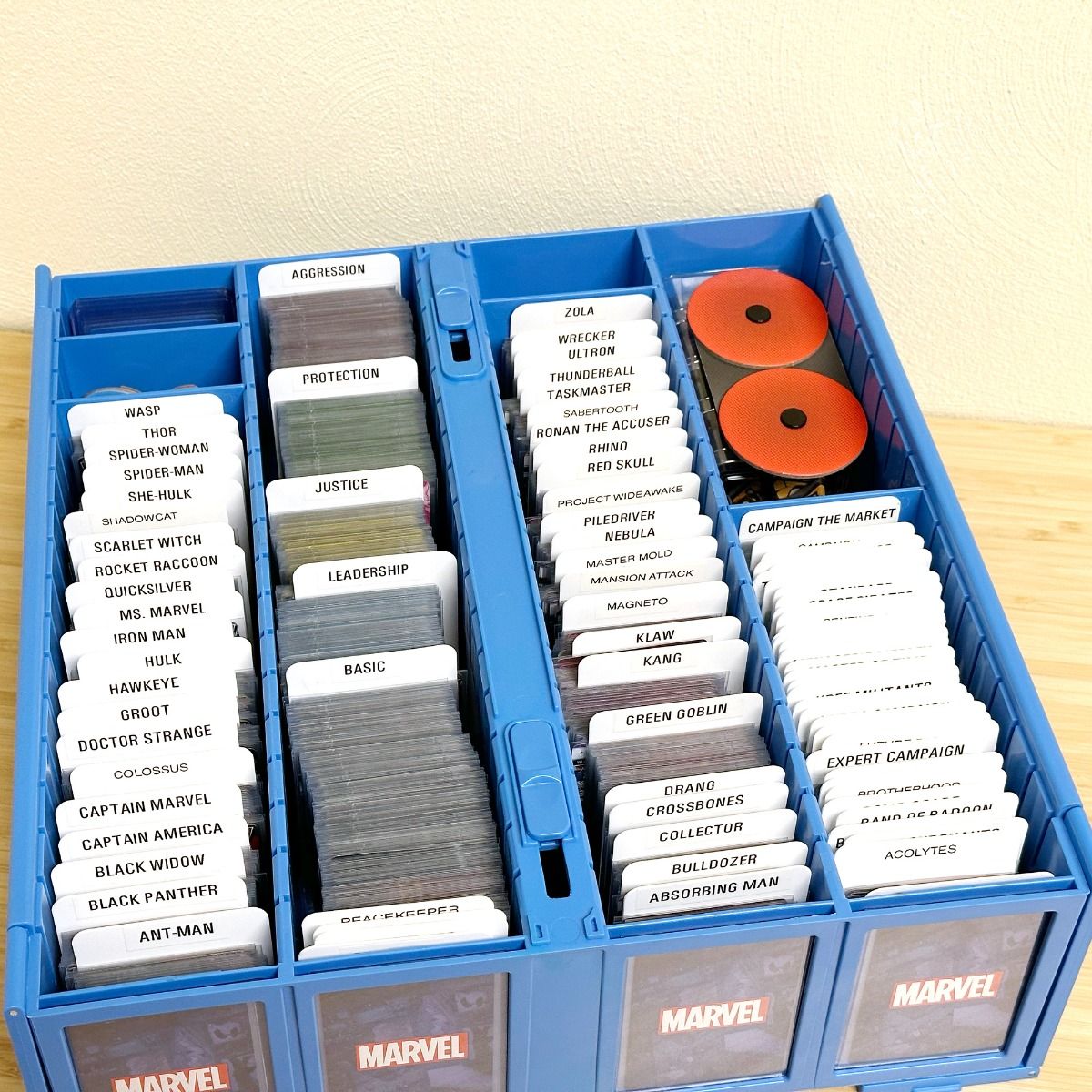 BCW Collectible Card Bin-3200-BLUE (4each/case)