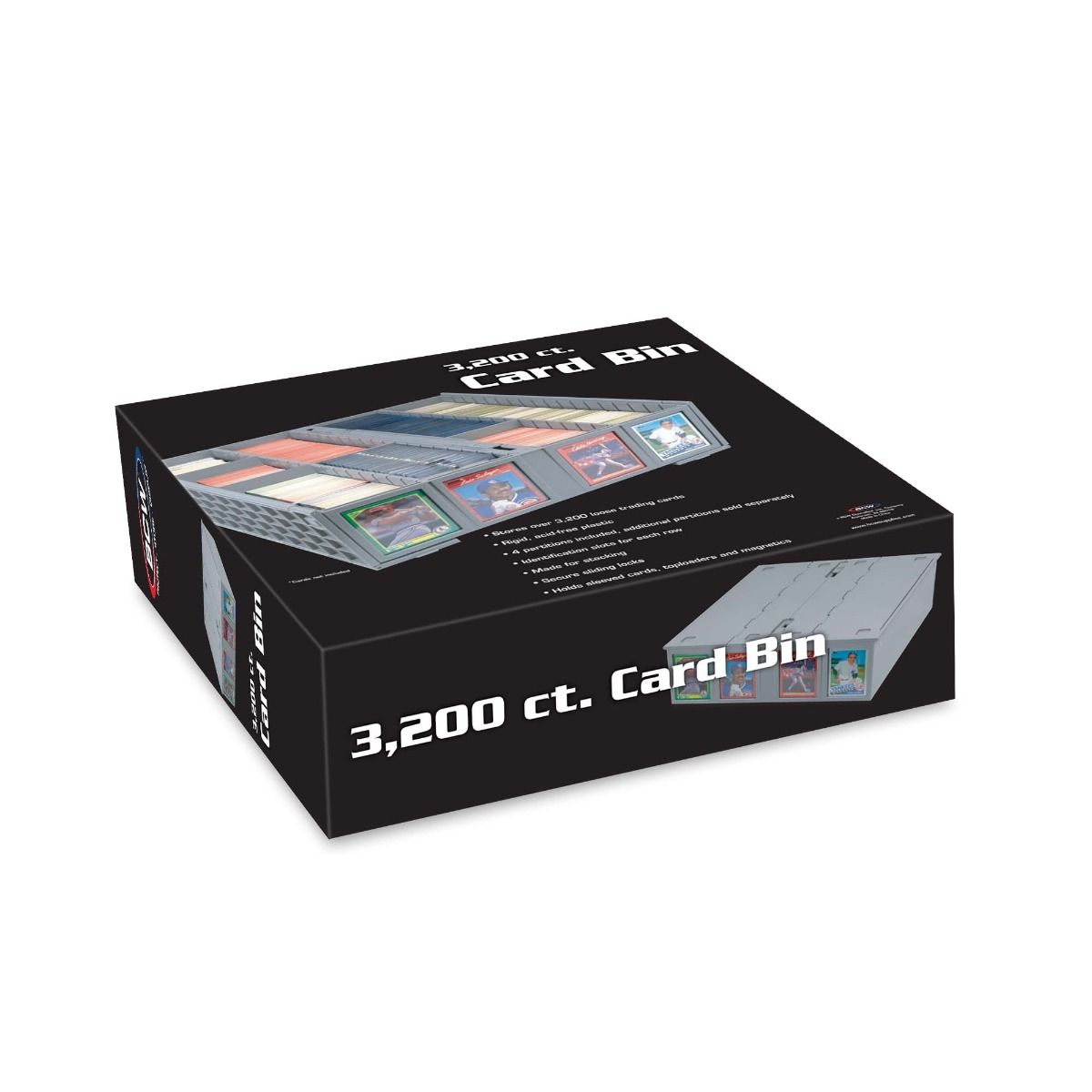 BCW Collectible Card Bin-3200-GRAY (4each/case)
