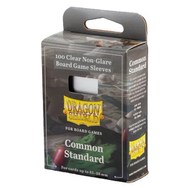 Dragon Shield Common Standard - Clear/Non-Glare - Board Game Sleeves