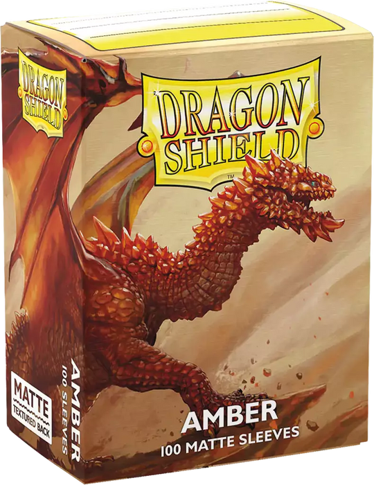 Dragon Shield Matte Sleeves Standard Size "Amber"