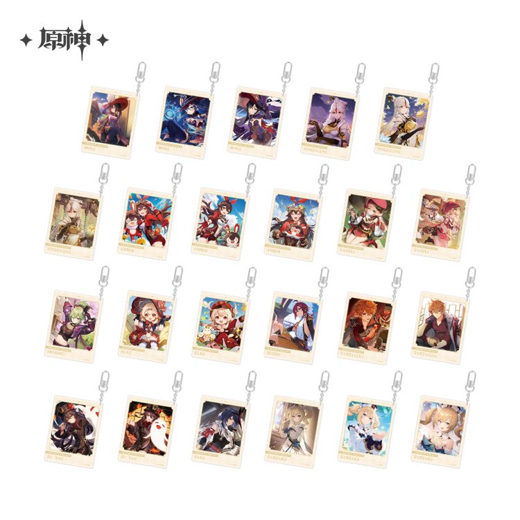 miHoYo Genshin Impact "Day of Destiny" Series Acrylic Keychain Vol. 3