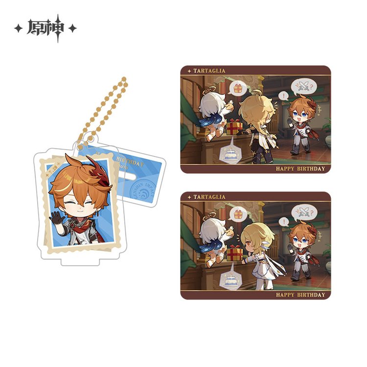 miHoYo Genshin Impact Capturing the Good Times Acrylic Stand & Card Set Vol. 3