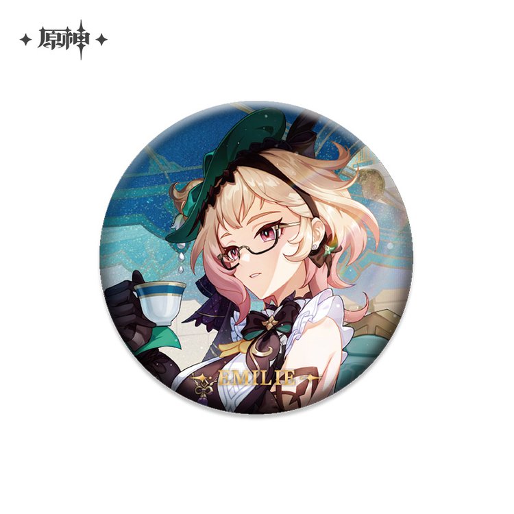 miHoYo Genshin Impact Character Theme Metal Badge Vol.4