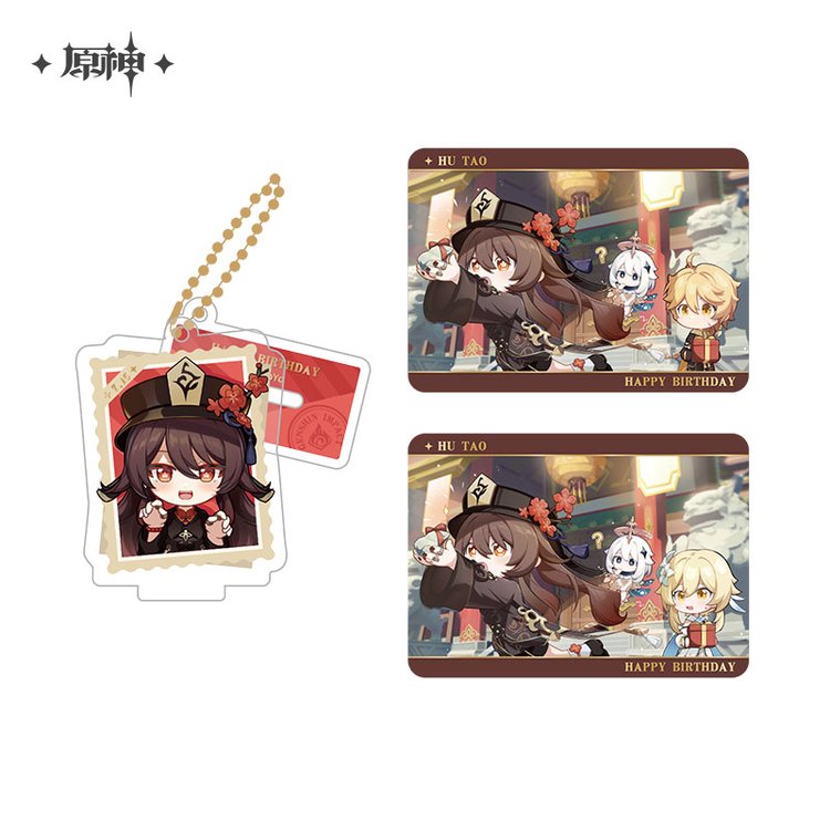 miHoYo Genshin Impact Capturing the Good Times Acrylic Stand & Card Set Vol. 3