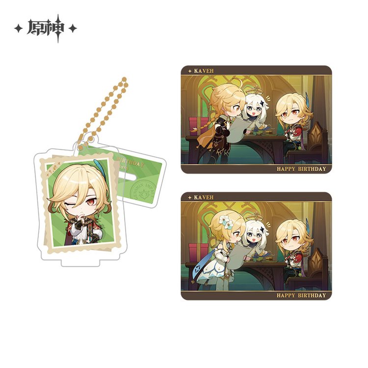 miHoYo Genshin Impact Capturing the Good Times Acrylic Stand & Card Set Vol. 3