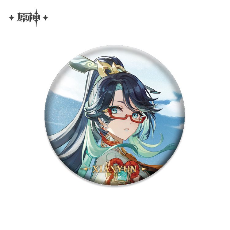 miHoYo Genshin Impact Character Theme Metal Badge Vol.4