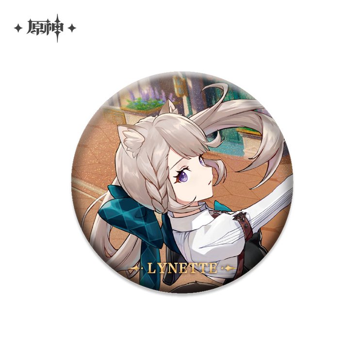 miHoYo Genshin Impact Character Theme Metal Badge Vol.4