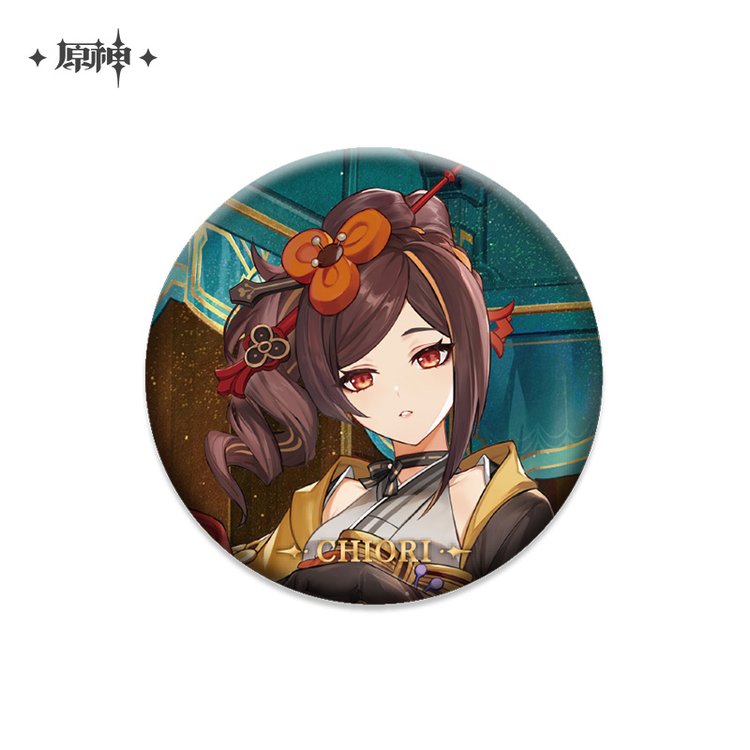 miHoYo Genshin Impact Character Theme Metal Badge Vol.4