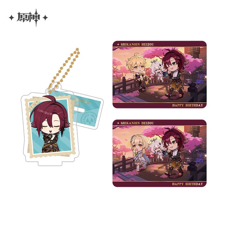 miHoYo Genshin Impact Capturing the Good Times Acrylic Stand & Card Set Vol. 3