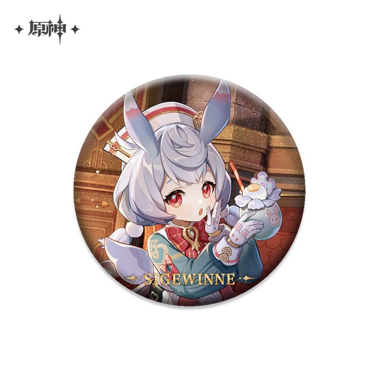 miHoYo Genshin Impact Character Theme Metal Badge Vol.4