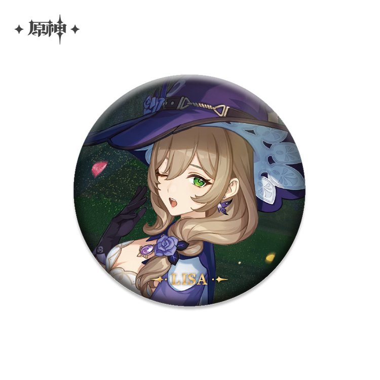 miHoYo Genshin Impact Character Theme Metal Badge Vol.4