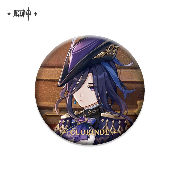 miHoYo Genshin Impact Character Theme Metal Badge Vol.4