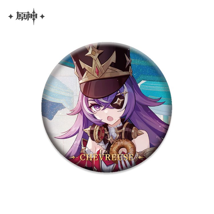 miHoYo Genshin Impact Character Theme Metal Badge Vol.4