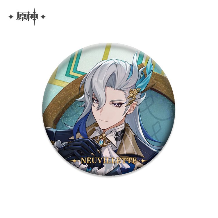 miHoYo Genshin Impact Character Theme Metal Badge Vol.4