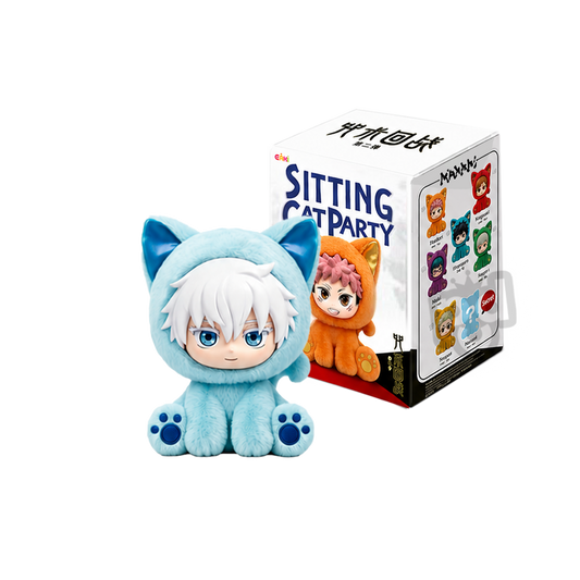 EAKI x Jujutsu Kaisen Cat Sitting Party Plushie Blind Box