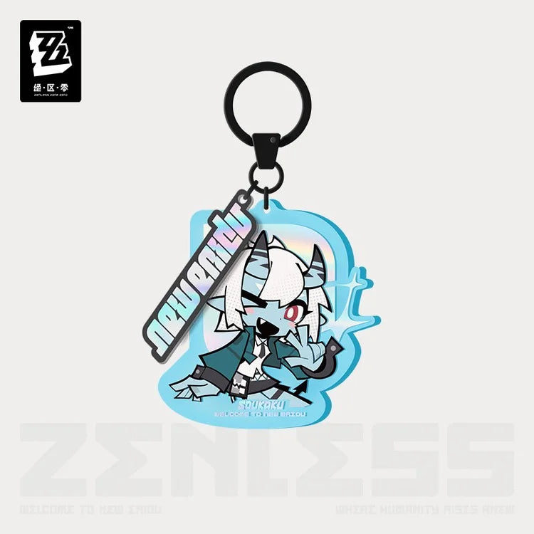 Zenless Zone Zero Section 6 Chibi Acrylic Keychain
