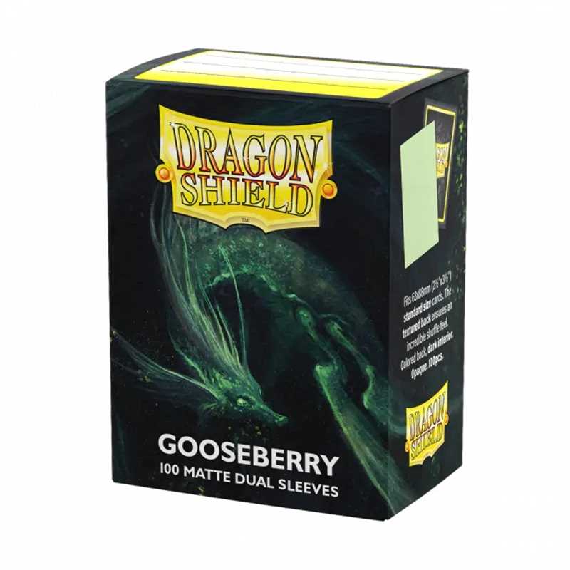 Dragon Shield Standard Deck Protector Sleeves Dual Matte 100pcs "Gooseberry"