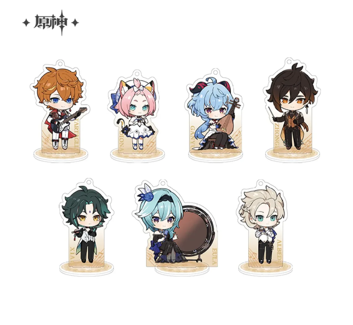 miHoYo Genshin Impact Concert 2023 Melodies of an Endless Journey Chibi Acrylic Stand