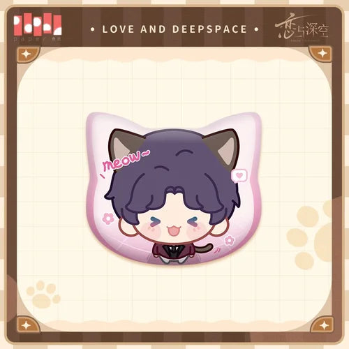 Love and Deepspace Your Cat Misses You Series Chibi Metal Pin