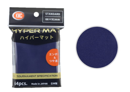 KMC Sleeve Card Barrier Standard Size "Hyper Mat" (New 2025)