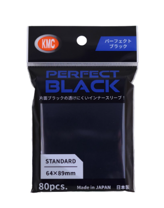 KMC Sleeve Card Barrier Standard Size "Perfect Fit Black"