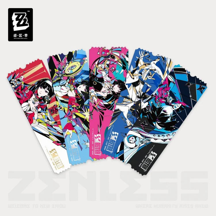 Zenless Zone Zero Stars of Lyra Series Starlight Astra Yao Collection Ticket Stub Set