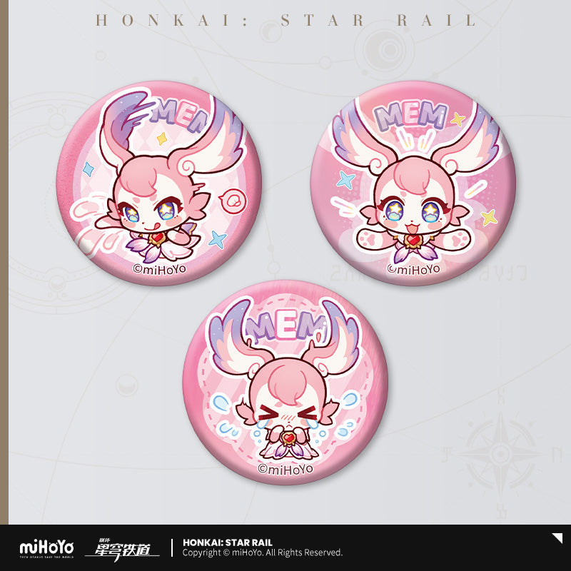 Honkai Star Rail Pom-Pom Gallery Series Mini Badge Set "Mem"